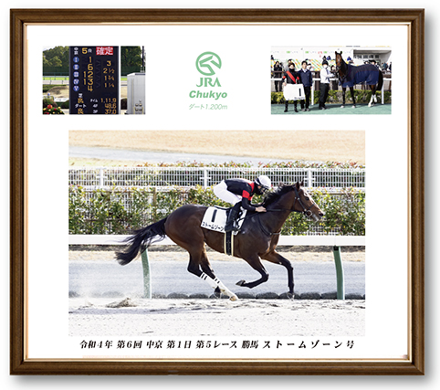 四切組写真アルミ額付