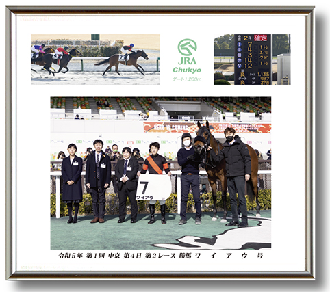 四切組写真アルミ額付き