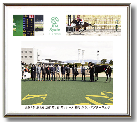 四切組写真アルミ額付き