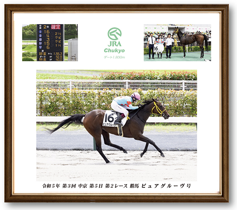四切組写真アルミ額付