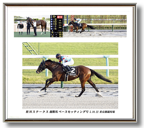 四切組写真アルミ額付
