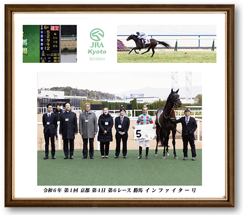 四切組写真木製額付