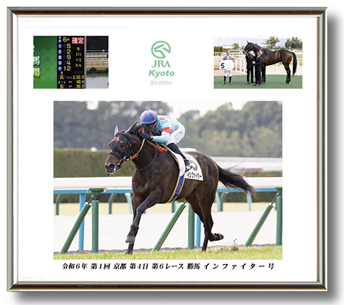 四切組写真アルミ額付