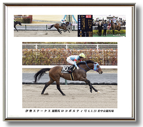 四切組写真アルミ額付