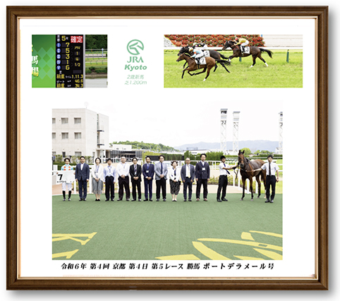 四切組写真木製額付