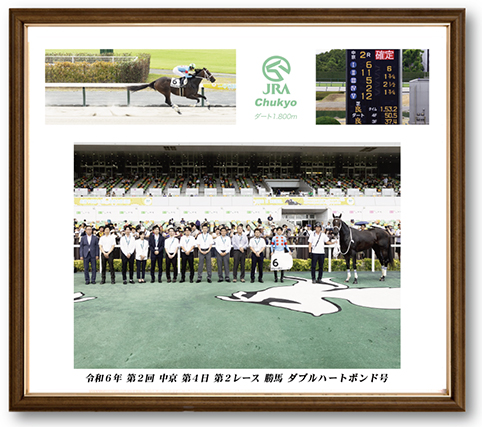 四切組写真木製額付