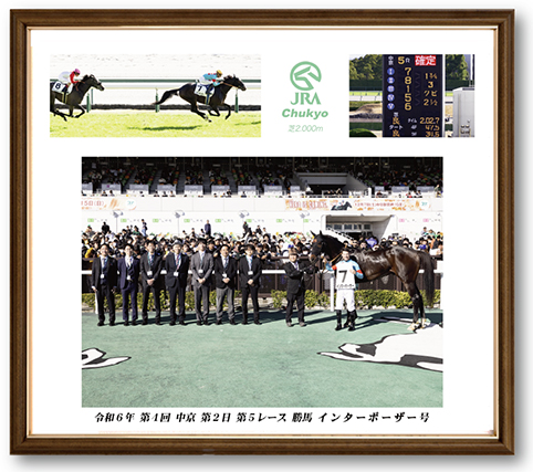 四切組写真木製額付