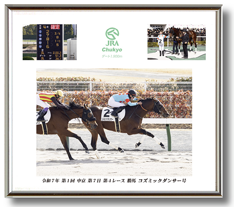 四切組写真アルミ額付