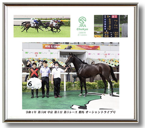 四切組写真アルミ額付