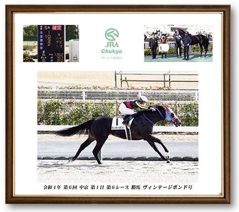 四切組写真アルミ額付