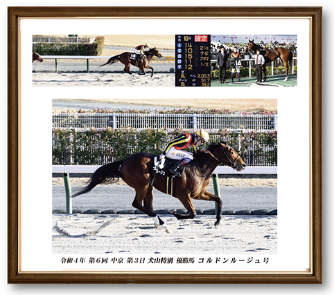 四切組写真アルミ額付