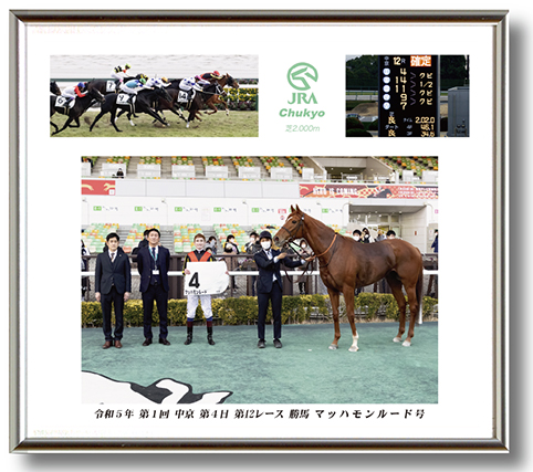 四切組写真アルミ額付き
