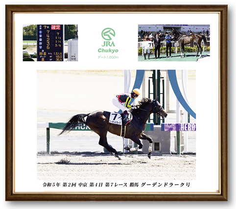 四切組写真木製額付き