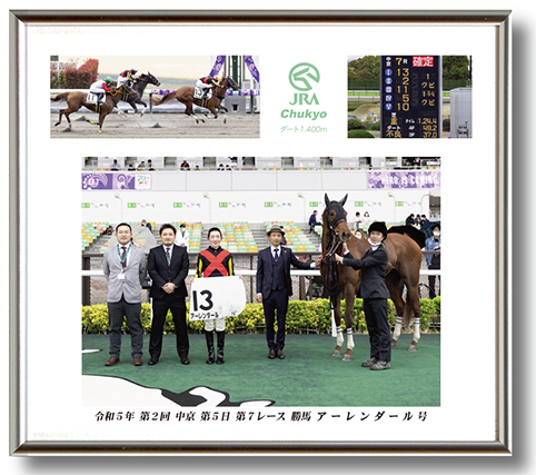 四切組写真アルミ額付き