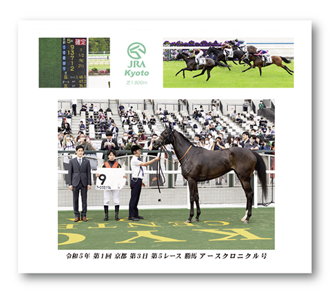 四切組写真木製額付