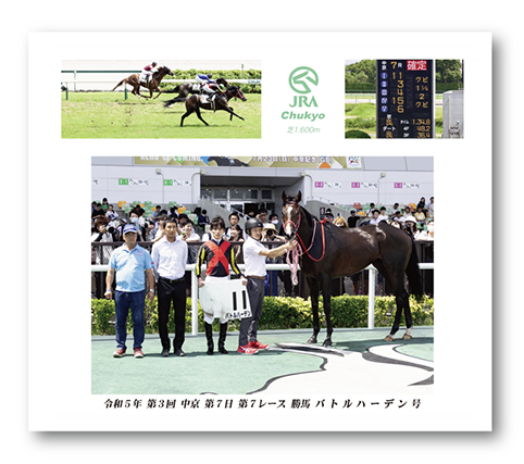 四切組写真木製額付