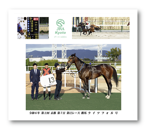 四切組写真木製額付