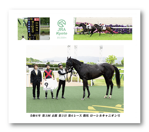 四切組写真木製額付