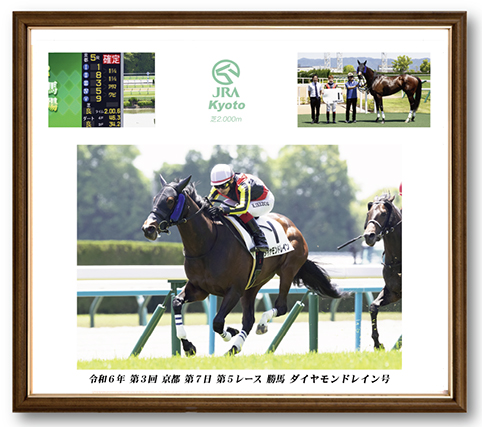 四切組写真アルミ額付