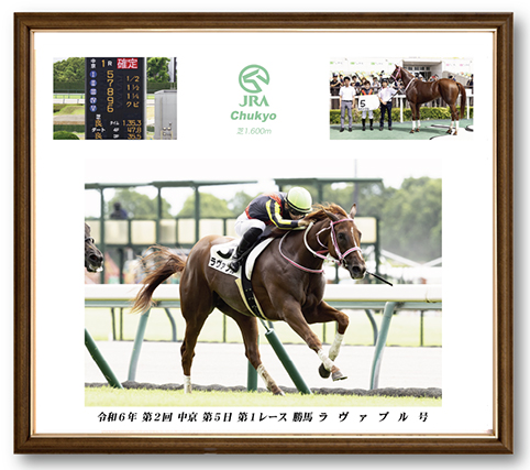四切組写真アルミ額付
