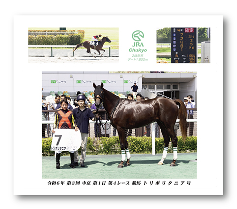 四切組写真木製額付