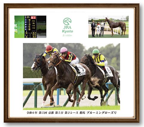 四切組写真アルミ額付