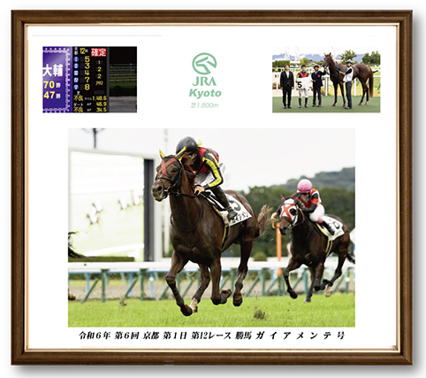 四切組写真アルミ額付