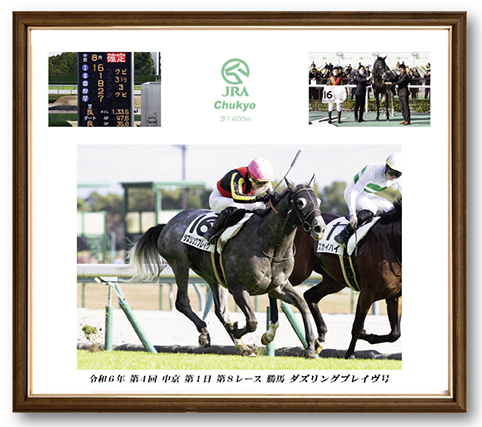 四切組写真アルミ額付