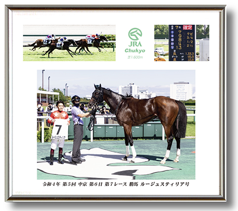 四切組写真木製額付