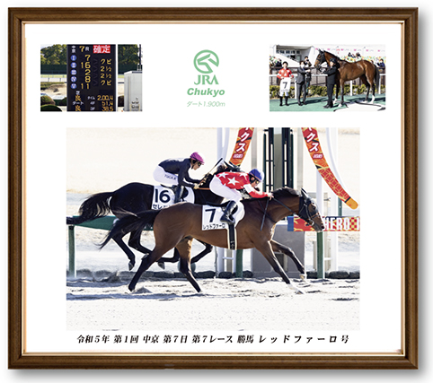 四切組写真アルミ額付