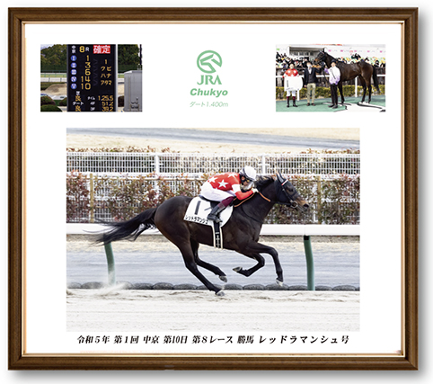 四切組写真アルミ額付