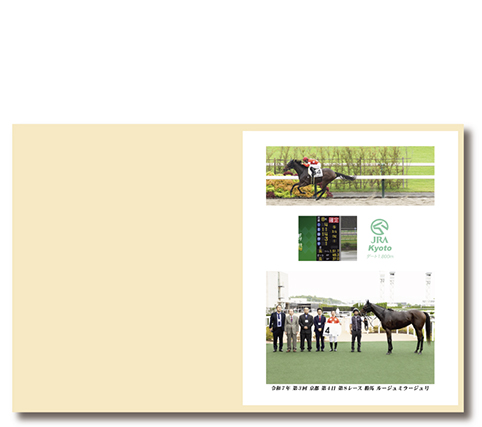 四切組写真木製額付