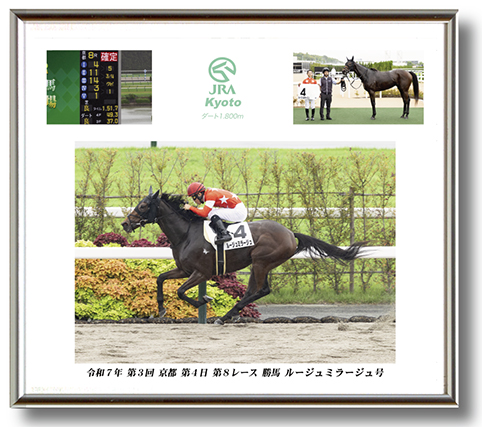 四切組写真アルミ額付