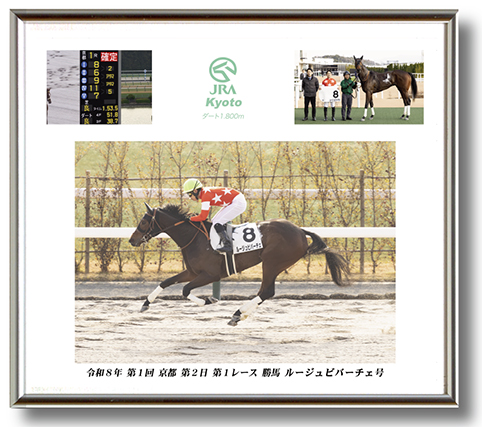 四切組写真アルミ額付